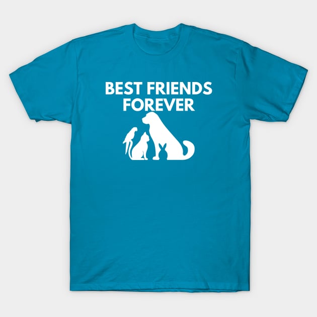 Best Friends Forever T-Shirt by HobbyAndArt